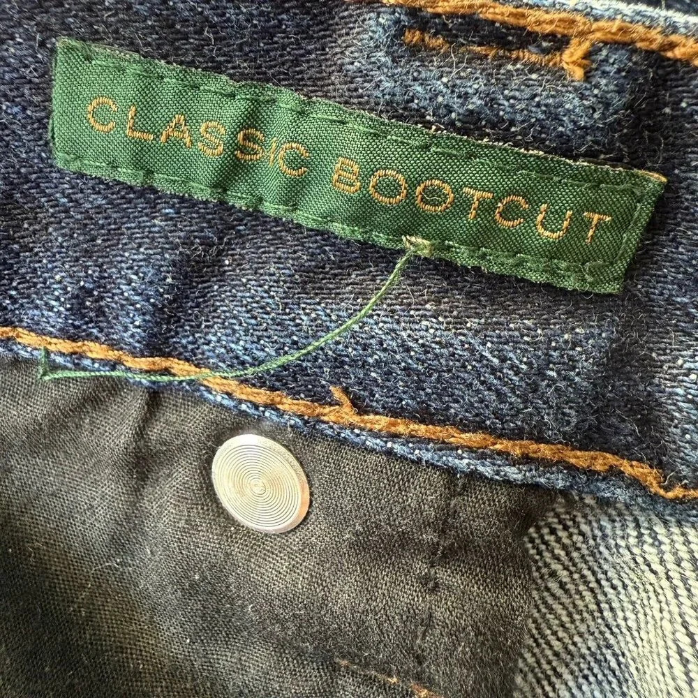 Lauren Ralph Lauren Classic Bootcut Straight Leg Jeans Women’s Sz 6 Dark Classic - Picture 7 of 10